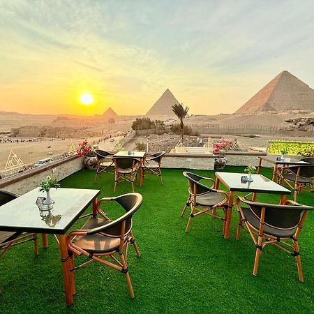 Seven Pyramids Panoramic View Inn Kafret el-Gabal Extérieur photo