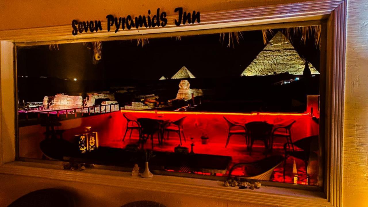 Seven Pyramids Panoramic View Inn Kafret el-Gabal Extérieur photo