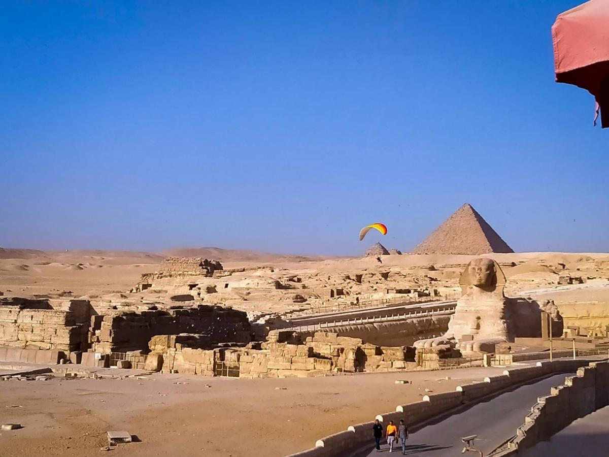 Seven Pyramids Panoramic View Inn Kafret el-Gabal Extérieur photo
