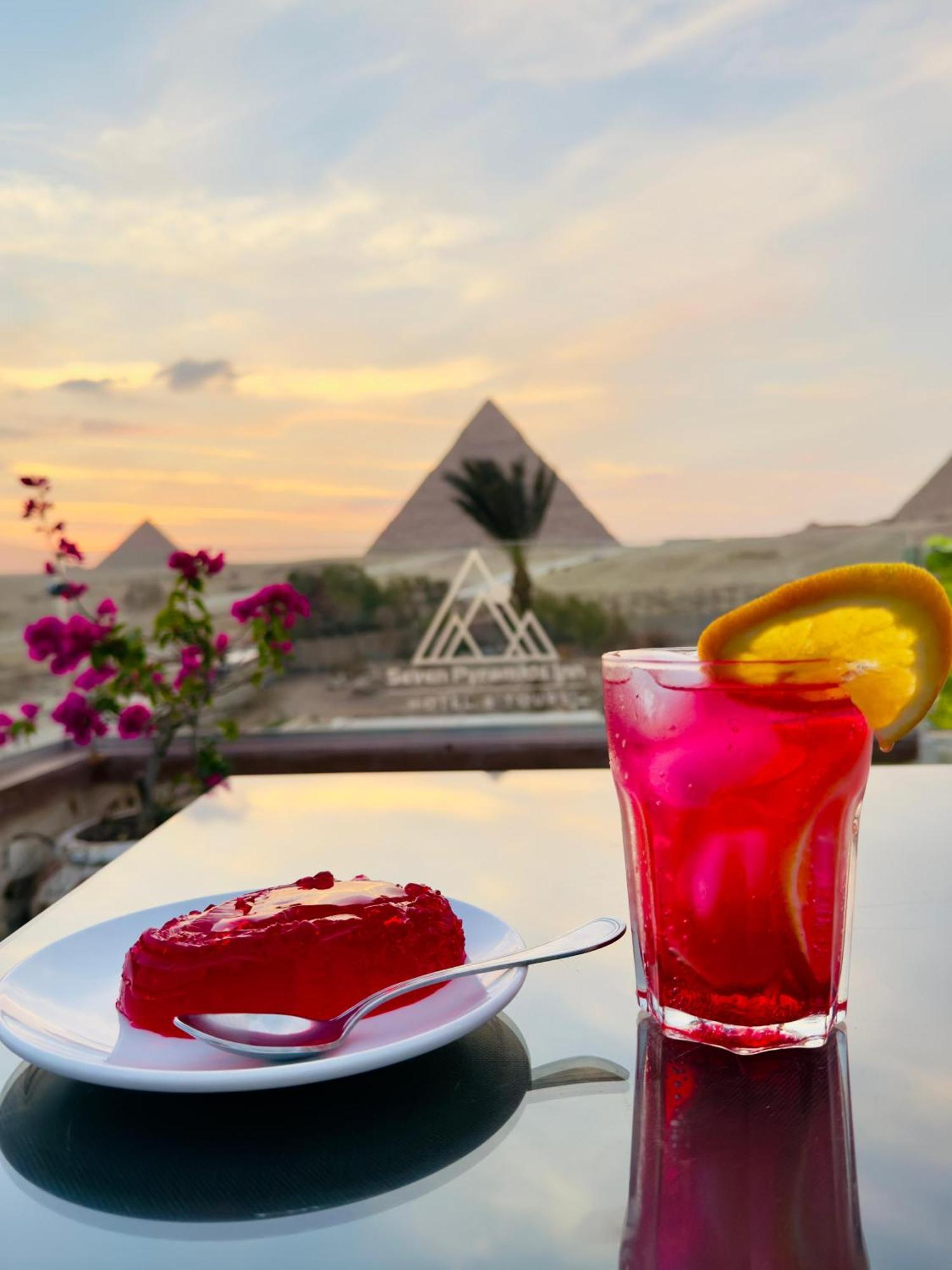 Seven Pyramids Panoramic View Inn Kafret el-Gabal Extérieur photo